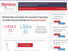 'marques.expert' screenshot