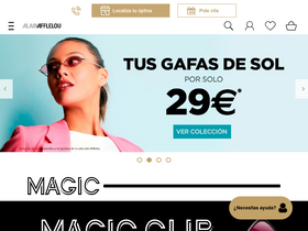 'afflelou.es' screenshot