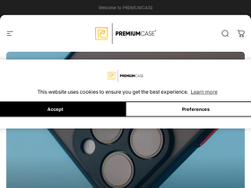 premiumcase.de homepage screenshot