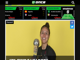 'oncediario.com' screenshot