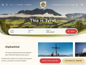 'alpbachtal.at' screenshot