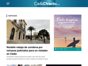 'cadizdirecto.com' screenshot