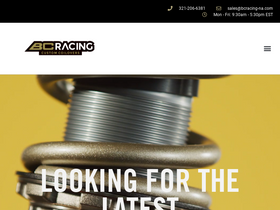 'bcracing-na.com' screenshot