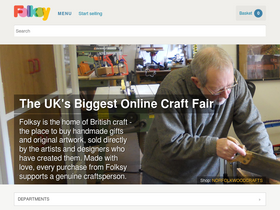 'folksy.com' screenshot