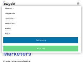 'swydo.com' screenshot