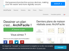 'archifacile.fr' screenshot