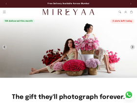 mireyaa.com homepage screenshot