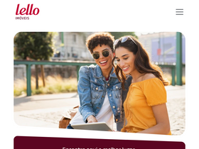 'lelloimoveis.com.br' screenshot