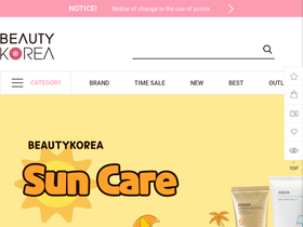'beautykoreamall.com' screenshot