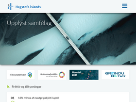 'hagstofa.is' screenshot