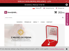 'e-dewocjonalia.eu' screenshot