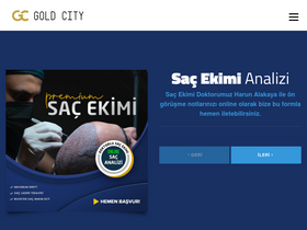 'goldcityhair.com' screenshot