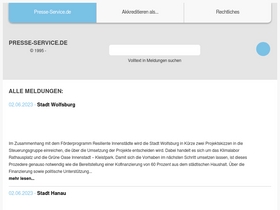 'presse-service.de' screenshot