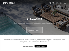 'biancogres.com.br' screenshot