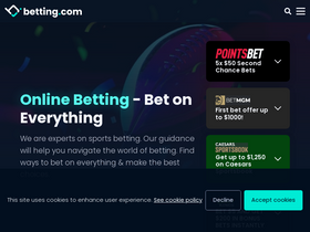 'betting.com' screenshot