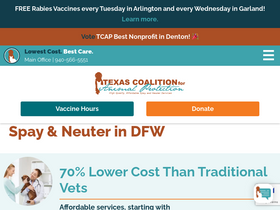 'texasforthem.org' screenshot