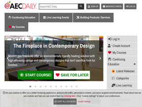 'aecdaily.com' screenshot