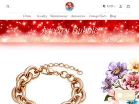 Jewelry Bubble homepage screenshot