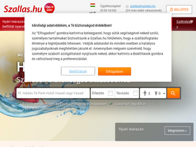 'szallas.hu' screenshot