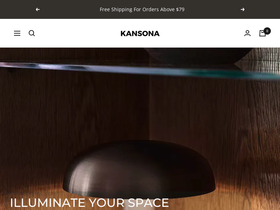 kansona.com homepage screenshot