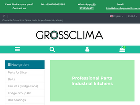 'ricambigrossclima.com' screenshot
