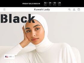 kuwaitlady.com homepage screenshot