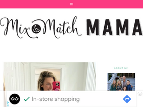'mixandmatchmama.com' screenshot