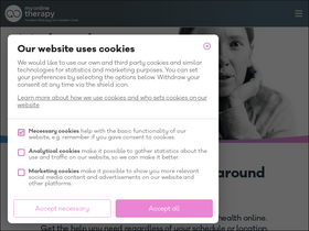'myonlinetherapy.com' screenshot