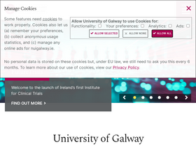 'nuigalway.ie' screenshot