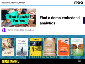 'thrillernord.it' screenshot