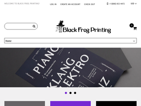 goblackfrog.com homepage screenshot