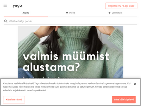 'yaga.ee' screenshot