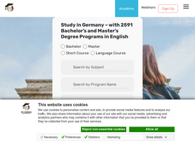 'mygermanuniversity.com' screenshot