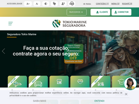 'tokiomarine.com.br' screenshot