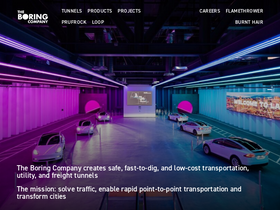 'boringcompany.com' screenshot