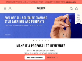 'robbinsbrothers.com' screenshot