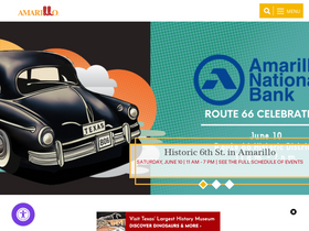 'visitamarillo.com' screenshot