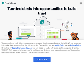 'unknownvpn.freshstatus.io' screenshot