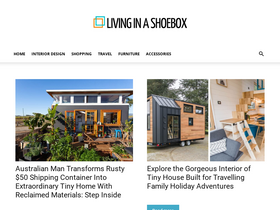 'livinginashoebox.com' screenshot