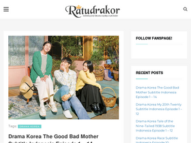 'ratudrakor.co' screenshot