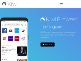 'kiwibrowser.com' screenshot