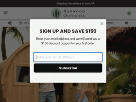 'redwoodoutdoors.com' screenshot