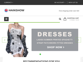 'hainshow.com' screenshot