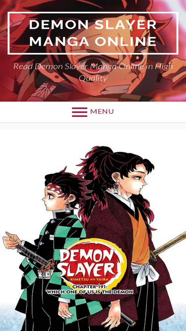 Read Demon Slayer Manga Online