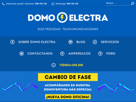 'domoelectra.com' screenshot