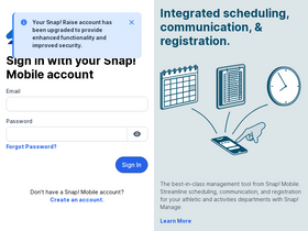 'snap-raise.com' screenshot