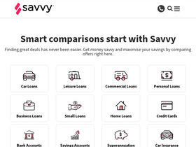 'savvy.com.au' screenshot