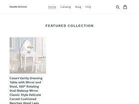 daniellemcginnis.com homepage screenshot