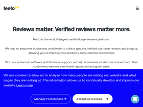 'feefo.com' screenshot