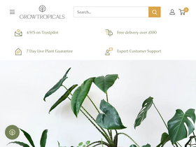 'growtropicals.com' screenshot